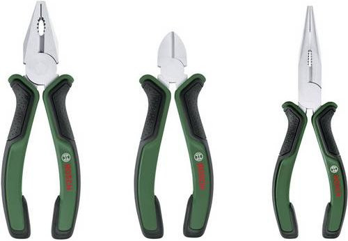Bosch Zangen-Set 3-teilig aus gehärtetem Stahl und Edelstahl - Bild 1