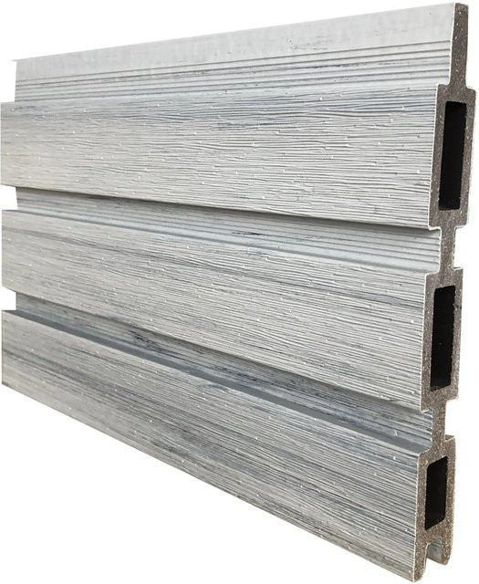 T & J Ideenwelt WPC-Lamelle Smoke Weiß-coexdrudiert, B/H: 150 x 179,05 cm, Tiefe: 2 cm - Bild 1
