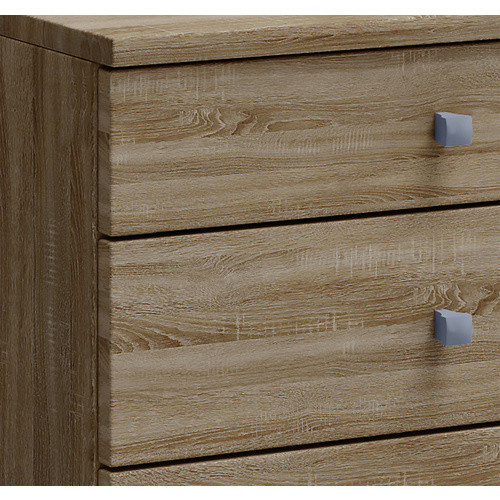 VCM Rollcontainer Lona Maxi in Sonoma-Eiche mit 4 Schubfächern, B: 42 cm, T: 80 cm, H: 57 cm - Bild 2