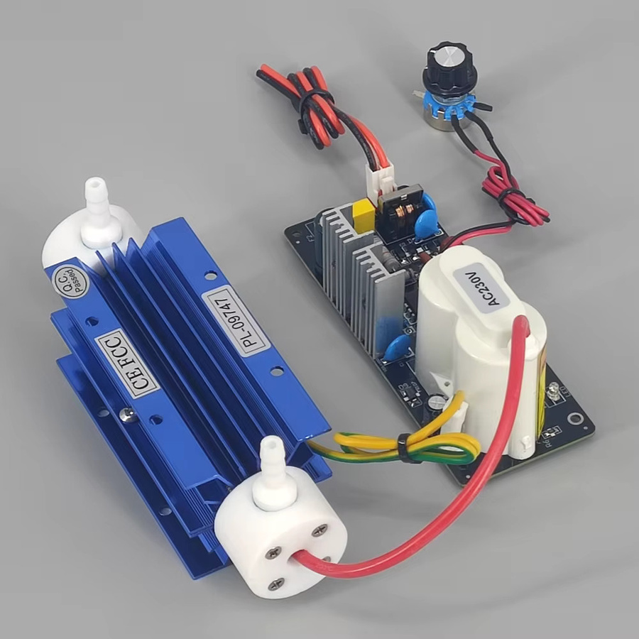 Einstellbares Quarzrohr-Ozongenerator-Kit zur Luft- und Wasserreinigung mit 3 Gramm Ozonleistung in Blau - Bild 2