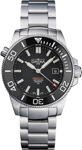 Davosa Armbanduhr Argonautic Lumis, Automatik, Edelstahl, Schwarz, 43 mm, Herren - Bild 1