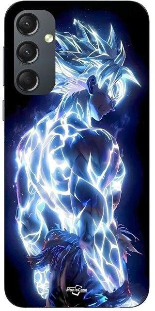 MANIACASE Handyhülle für Samsung Galaxy A54 mit Dragon Ball Z Goku Ultra Instinct Design in Schwarz Glänzend - Bild 1