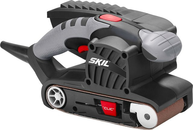 Skil Bandschleifmaschine 1215 AA in Schwarz mit 650 W Leistung und Schleifbandmaß 76 x 457 mm - Bild 1