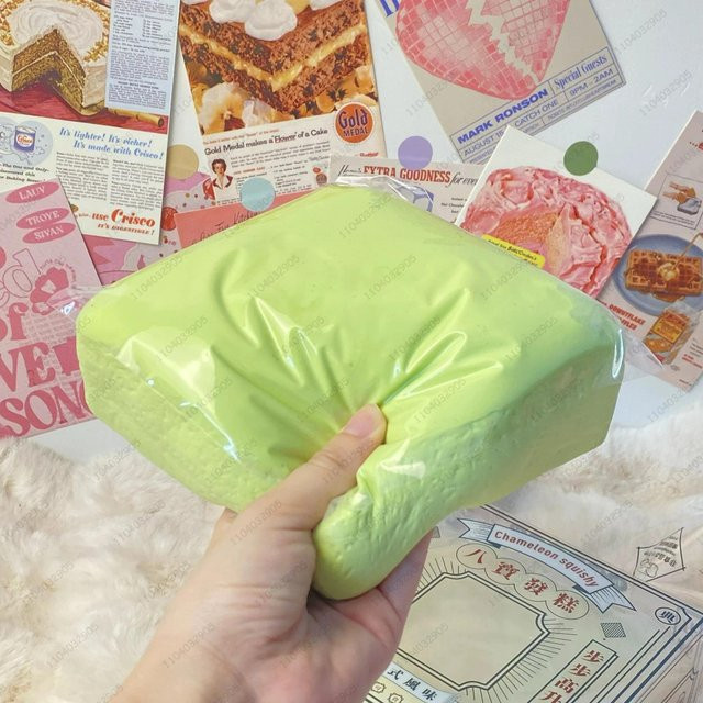 Fashnics Milchreiskuchen Squishy Spielzeug, Mochi-Brot Fidget Toy - Bild 1