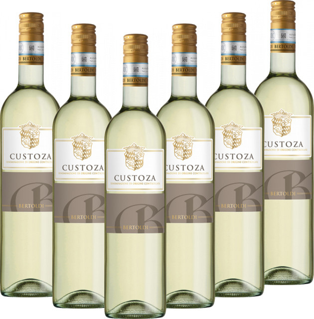 Bertoldi Custoza DOC, trocken, Weißwein, 6 x 0,75 l - Bild 1