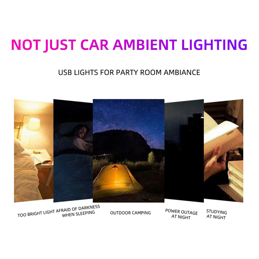 KEVANLY Mini USB LED Auto Licht zur Dekoration und als Notfallbeleuchtung - Bild 6