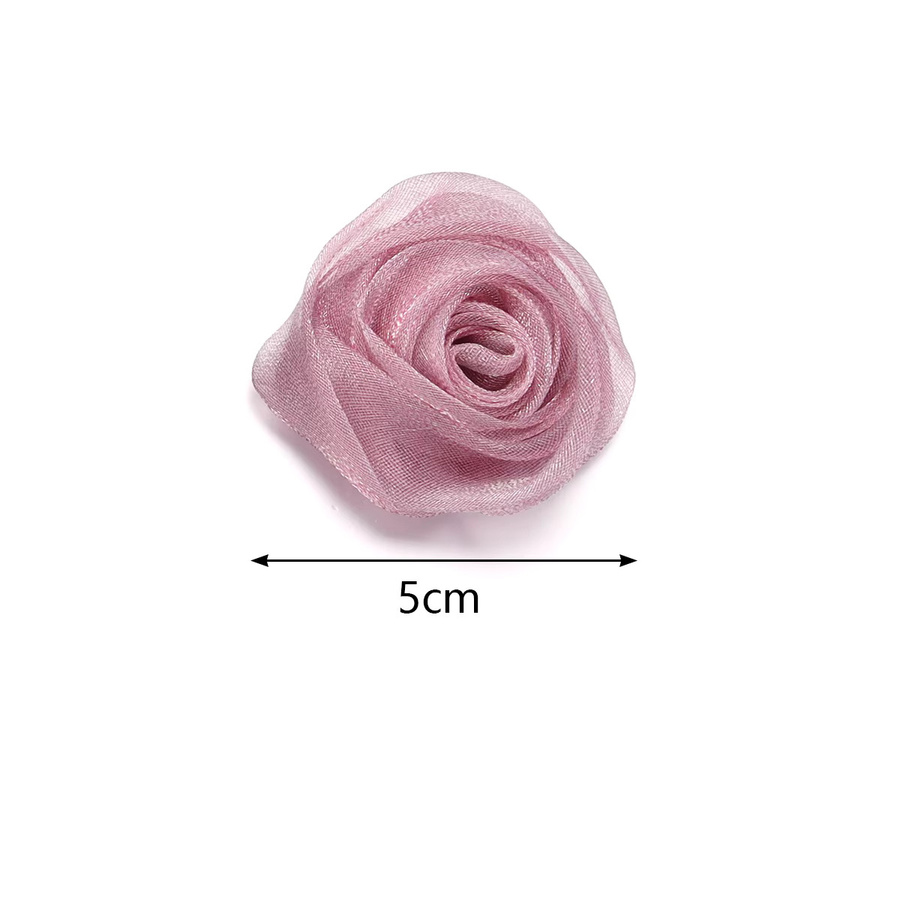 louleur Brosche, Organza, Bunt, 5 cm - Bild 5