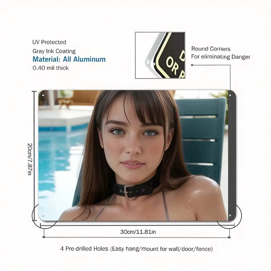Wasserdichter Aluminium-Posterrahmen von CIFBUY für die Wandmontage, Rechteckig, 8 x 12 - Bild 3
