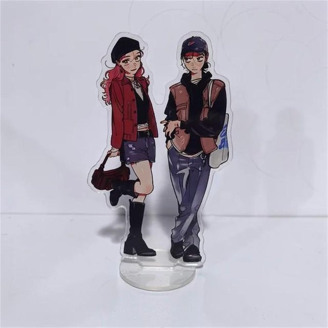 Acryl-Ständer Anime Der Kerl, an dem sie interessiert war, war gar kein Kerl mit Koga Mitsuki, Oosawa Aya und Joe Kanna von CHIC STUDIO, Multicolor, Höhe: 15 cm - Bild 1