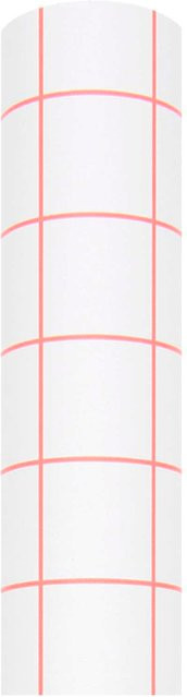 Rico Design Geschenkpapier Paper Poetry Raster in Neon Rot, B: 70 cm, L: 200 cm - Bild 1