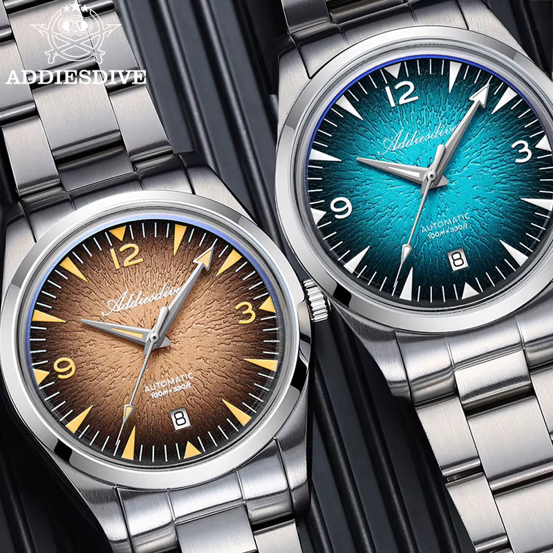 ADDIESDIVE Automatik-Armbanduhr, Edelstahl, Silber, Herren - Bild 4
