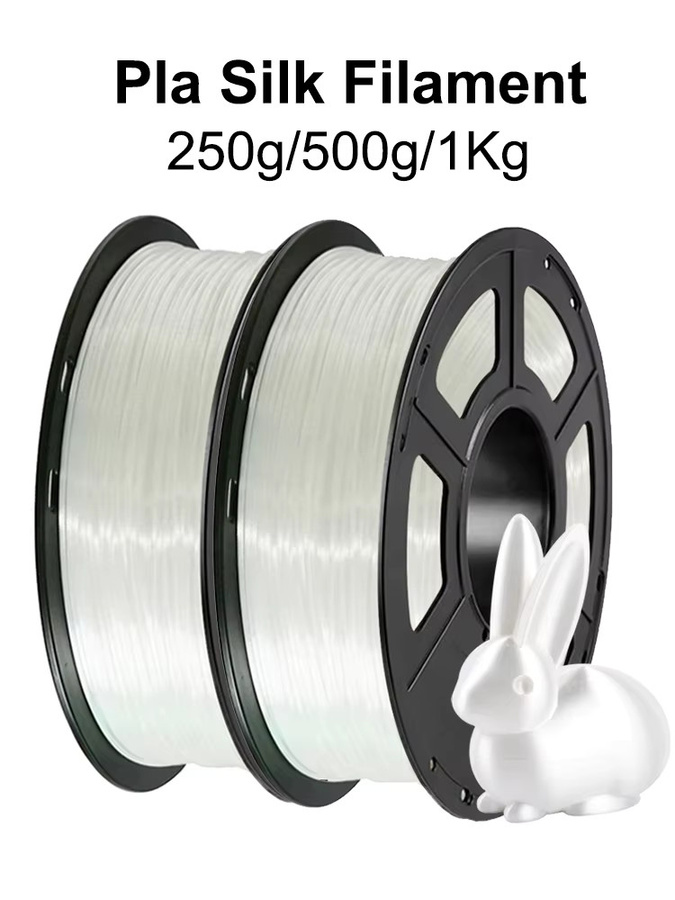3D Maliang PLA Seide Filament Weiß 1,75mm für FDM 3D Drucker - Bild 5