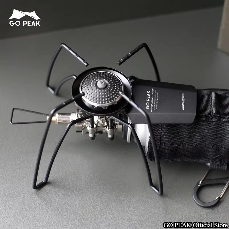 GOPEAK Tragbarer Gas-Spinnenofen für Camping und Outdoor in Grün Khaki - Bild 2
