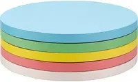 magnetoplan Moderationskarten in Kreisform, Multicolor, Durchmesser: 14 cm, 500 Stück pro Packung - Bild 1