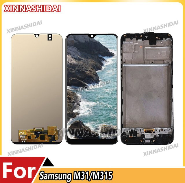 Samsung Galaxy M31 LCD-Display mit Touchscreen-Digitizer und Rahmen Ersatzteil für SM-M315F - Bild 1