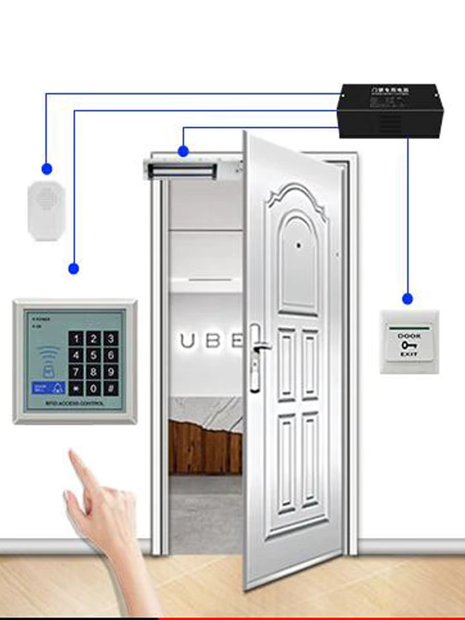 LUCKING DOOR RFID-Zugangskontrollsystem für 125 kHz Proximity-Eingangstürschlösser und Maschinensicherheit - Bild 2