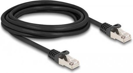 Delock 80189 RJ50 Patchkabel S/FTP Ethernet LAN Schwarz, Länge: 3,00 m - Bild 1