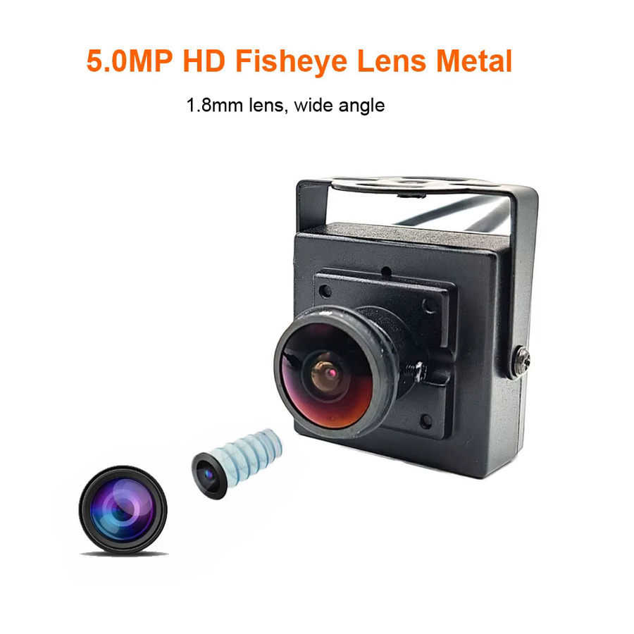 REDEAGLE 2K HD Fisheye USB-Webcam mit 160-Grad-Weitwinkel, 4MP, 2560x1440 Auflösung, Schwarz - Bild 2