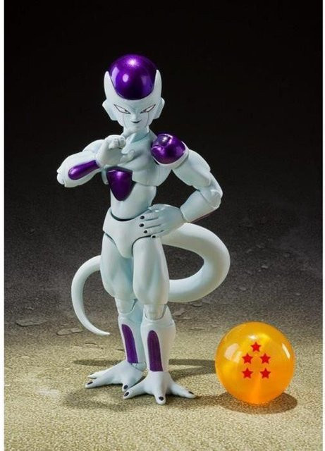 S.H.Figuarts Dragon Ball Z Freezer 4. Form Actionfigur von Japanworld in Weiß und Lila, Höhe: 12 cm - Bild 1