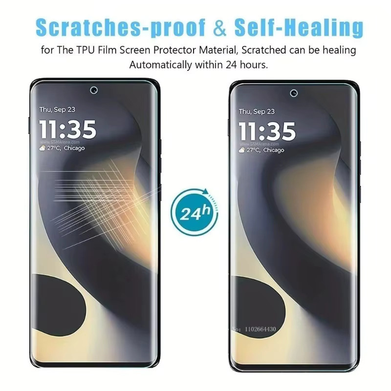 ZMZE 4er-Pack Anti-Spionage-Hydrogel-Bildschirmschutzfolie für iPhone 16 Pro Max, transparent - Bild 5