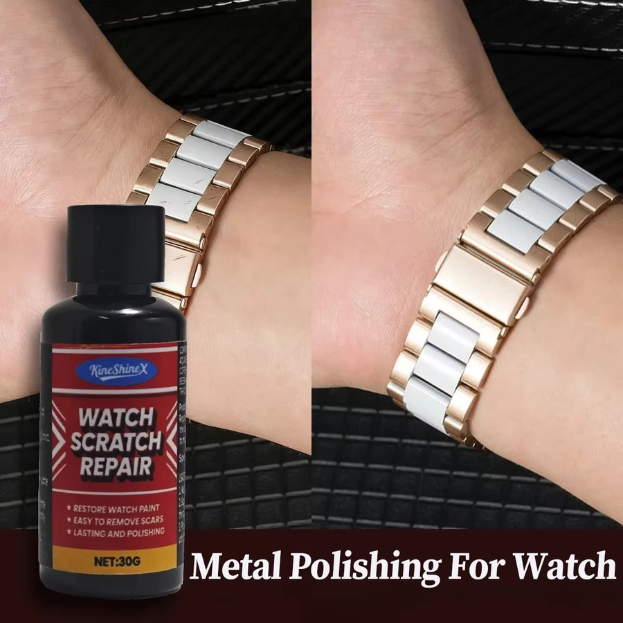 FancyWrist Poliercreme mit Schwamm, Multi-Surface-Restaurator für Uhren, Schmuck, Edelstahl, Metall-Oxidationsentferner - Bild 3