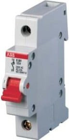 ABB Stotz S&J Trennschalter 1-polig, 16A, grau, E201/16R - Bild 1