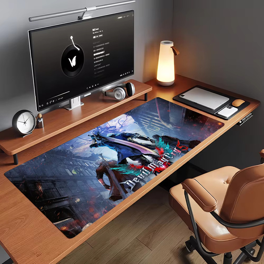 Game D-Devil M-May C-Cry-S Mauspad in Multicolour, rutschfeste Gamer-Schreibtischunterlage für Laptop und Büro - Bild 2