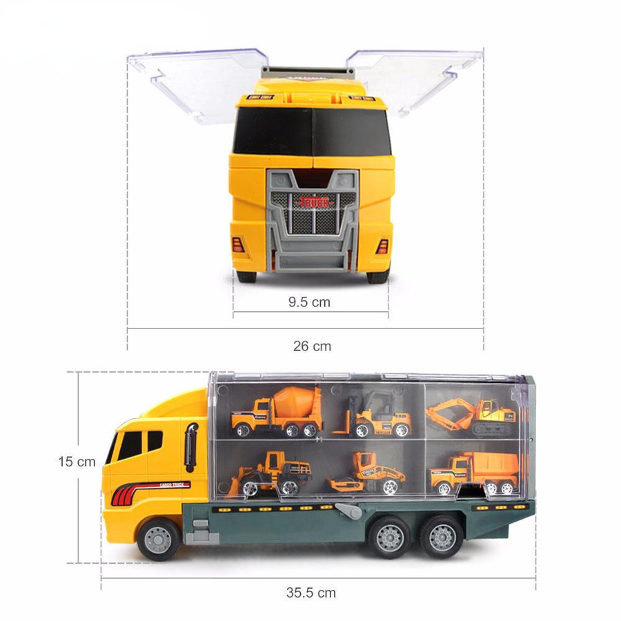 Yiran toy LKW Set Spielzeug Fahrzeuge Legierung Bunt / Mehrfarbig - Bild 4