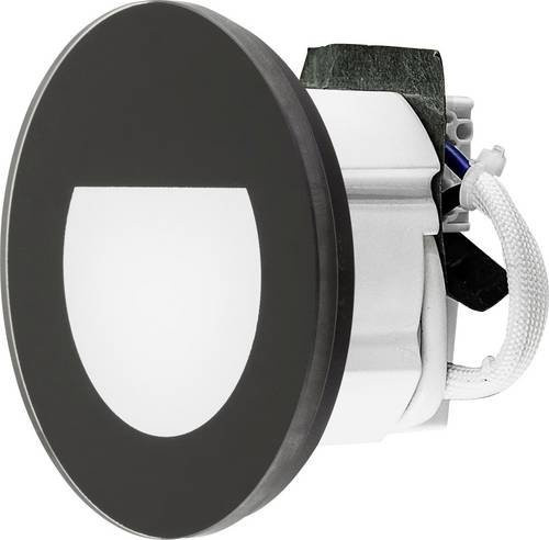 EVN W800902 LED-Wandeinbauleuchte in Schwarz für Möbel und Treppen als Nachtlicht - Bild 1