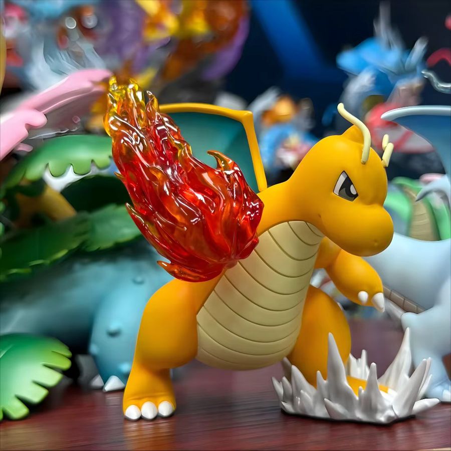 Bandai Dragonite Anime Pokemon Figur in Orange aus PVC, Höhe: 10 cm - Bild 2