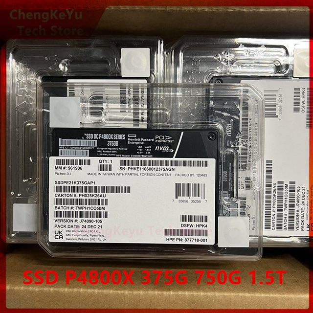 Intel Optane P4800X NVMe PCIe 3.0 Enterprise SSD U.2 in Schwarz - Bild 1