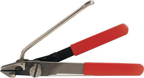 HellermannTyton MTT4-MET Manuelles Verarbeitungswerkzeug für Edelstahlbinder der MLT-Serie in Rot - Bild 1