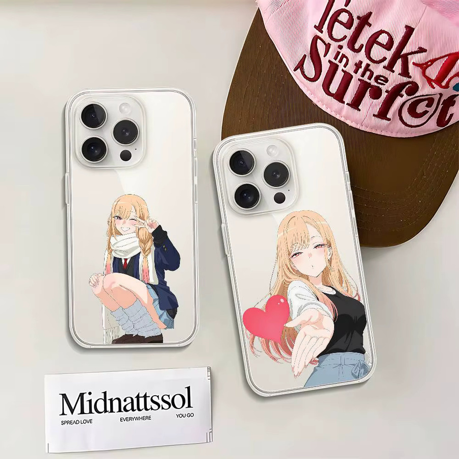 Transparente Handyhülle Marin Kitagawa für iPhone 11 bis iPhone 17 Pro Max Mini Plus stoßfest - Bild 2