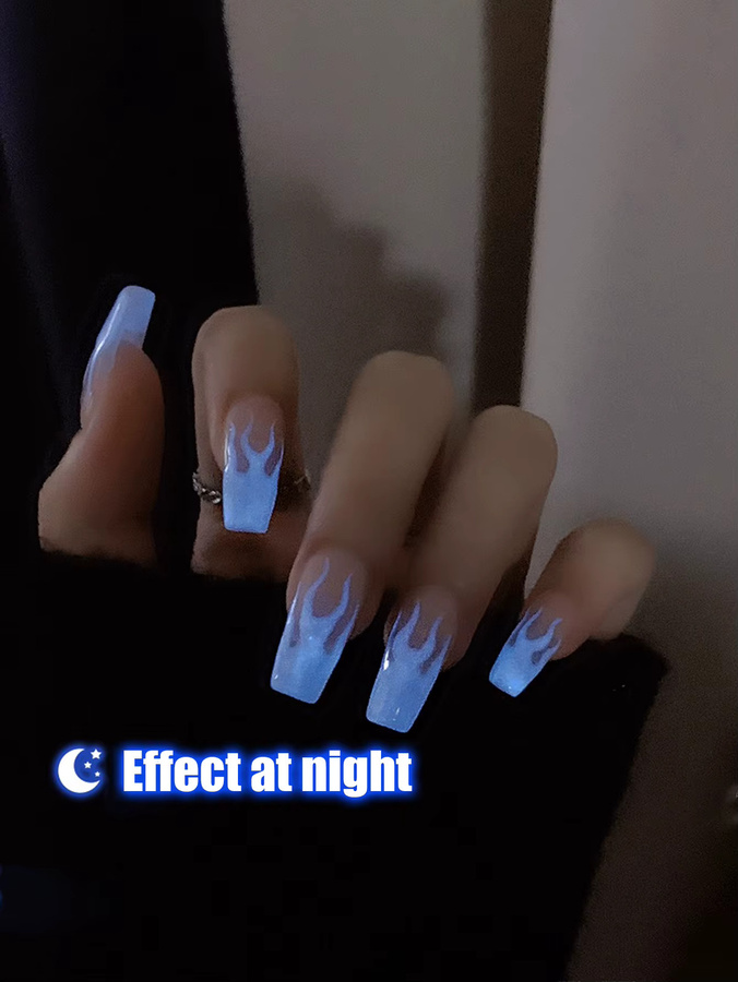 MIANEL Nagellack, Yeguang Nightlight Blue # 3, 12 ml, Glänzend - Bild 2