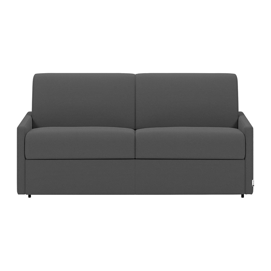 Vente-unique Schlafsofa Calife in Grau mit Stoffbezug und Schaumstoffpolsterung - Bild 2