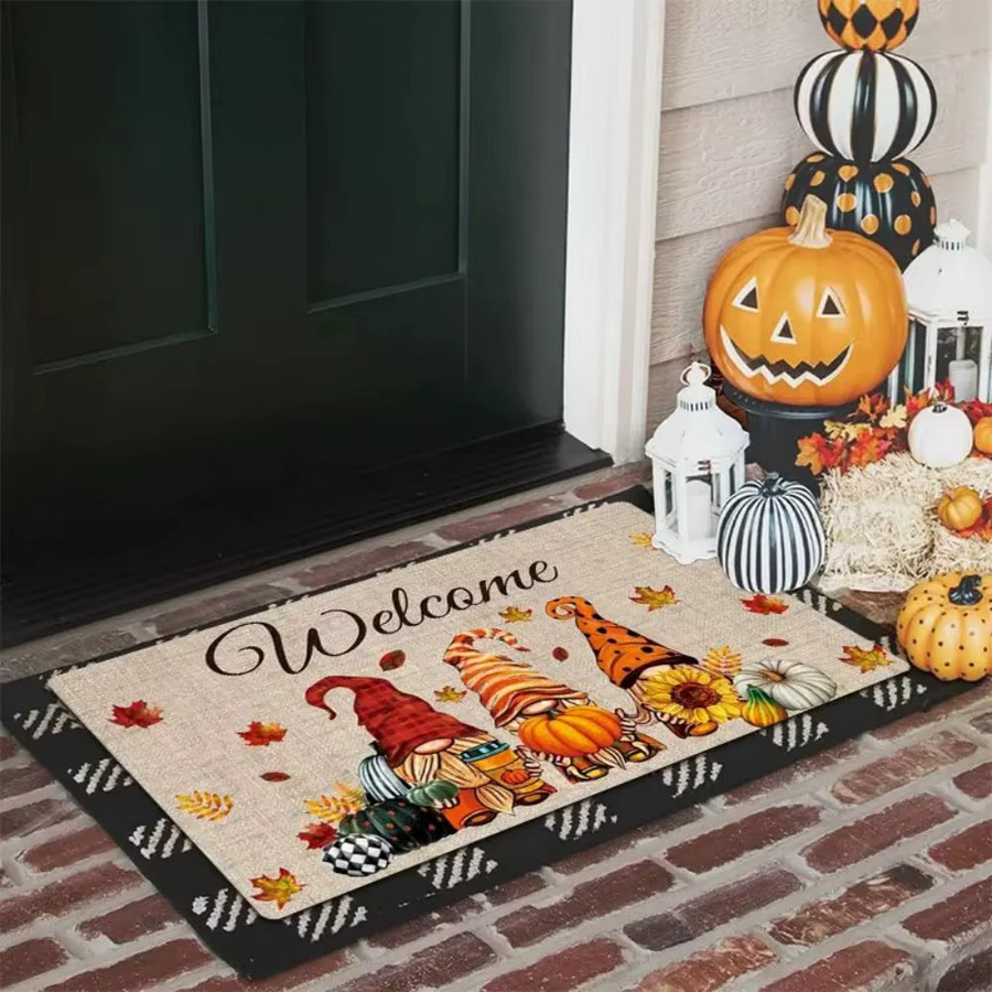 VIKAMA Thanksgiving Fußmatte für den Herbst, saugfähiger Teppich in Multicolour, B/T: 40 x 40 cm - Bild 2