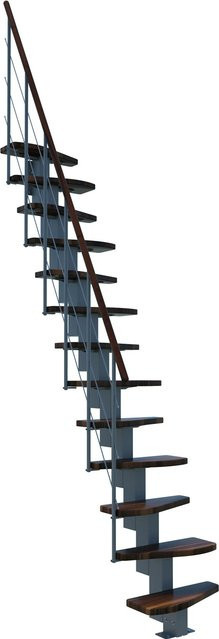 Minka Raumspartreppe Quatro in Grau für eine Geschosshöhe bis 298 cm - Bild 1