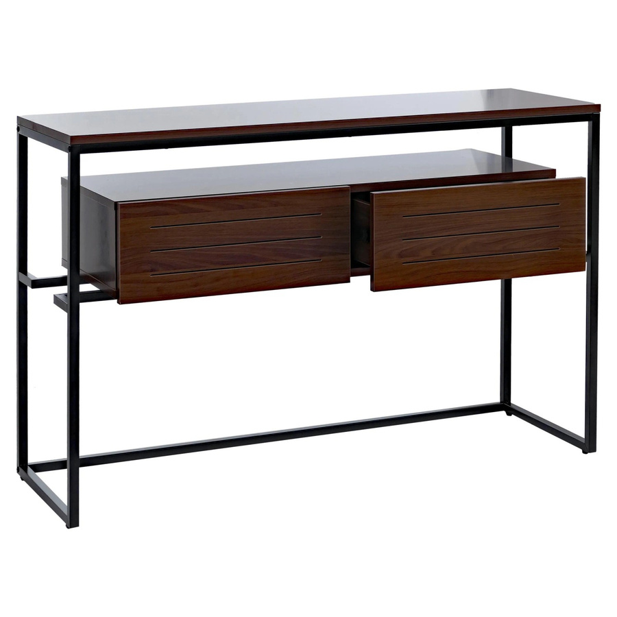 MCW Konsolentisch P46 mit Schublade in Walnuss-Optik, B/T/H: 120 x 80 x 40 cm - Bild 3