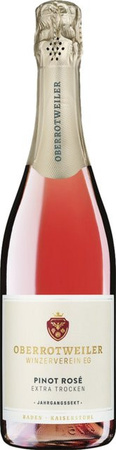Oberrotweiler Winzerverein eG Pinot Rosé Sekt, Extra Dry, Baden, 2023, 0,75 l