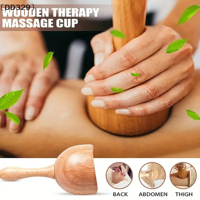 JETTING Handmassagebecher aus Holz, Lymphdrainage-Massagegerät - Bild 1