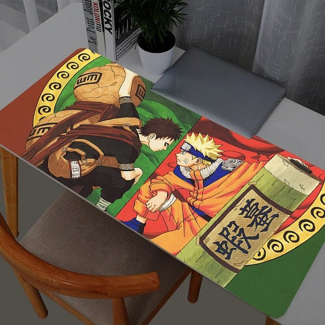 Bandai Naruto Anime E-Sport-Mauspad in Multicolour für Gamer und PC-Nutzer - Bild 1