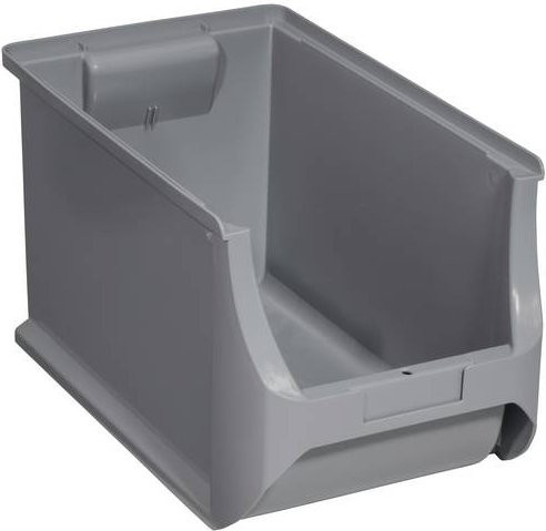 Allit ProfiPlus Werkstatt Sichtlagerkasten RE 4H, stapelbar, Grau, B/T/H: 20,5 x 35,5 x 20,0 cm - Bild 1