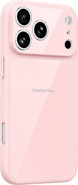 Apple MagSafe-Hülle aus Glas für iPhone 16 in Pink - Bild 1
