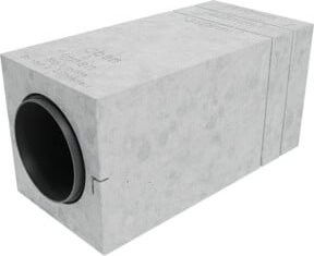Maico Rohbauset PP 45 RS Einbauset aus Kunststoff in Weiß B/T/H: 24,0 x 24,8 x 54,0 cm - Bild 1