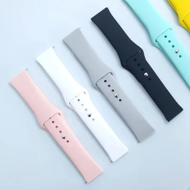 Uhrenarmband Silikon, Bunt, Unisex - Bild 1