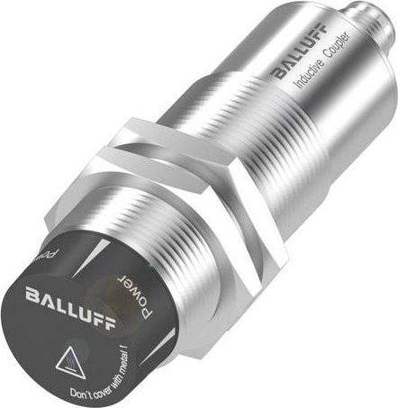 Balluff Induktiver Koppler BIC 1P0-P2A50-M30MI3-SM4A4A in Silber und Messing - Bild 1