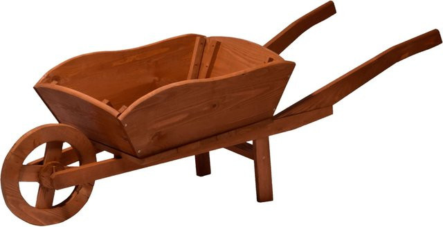 Dobar XXL-Pflanzschubkarre Dunkelbraun B/T/H: 129,5 x 47 x 43 cm - Bild 2