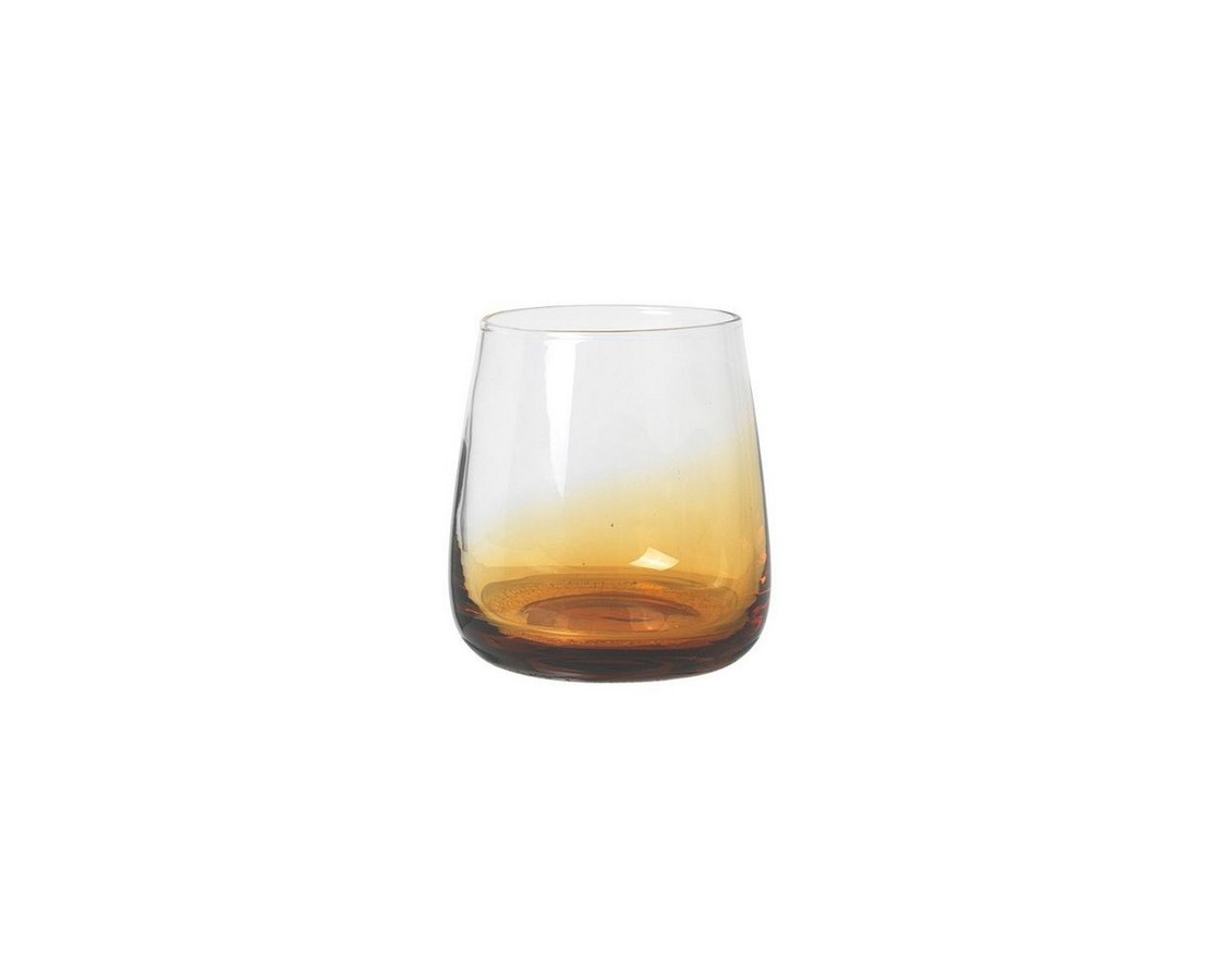 Broste Copenhagen Trinkglas Amber mundgeblasenes Glas caramel 0,35 l - Bild 1