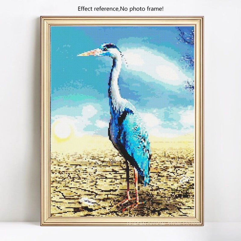 FIYO Diamond Painting Set 5D zum Selbermachen mit runden Strasssteinen, mehrfarbig, B/H: 20 x 30 cm - Bild 1
