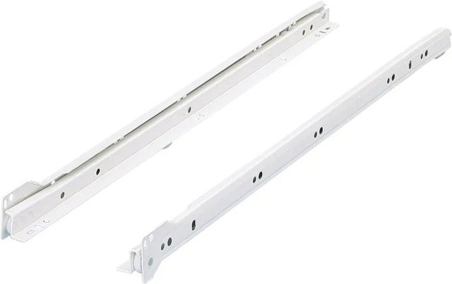 Hettich Rollschubführung Weiß matt, Länge: 500 mm, Tragkraft: 20 kg - Bild 1